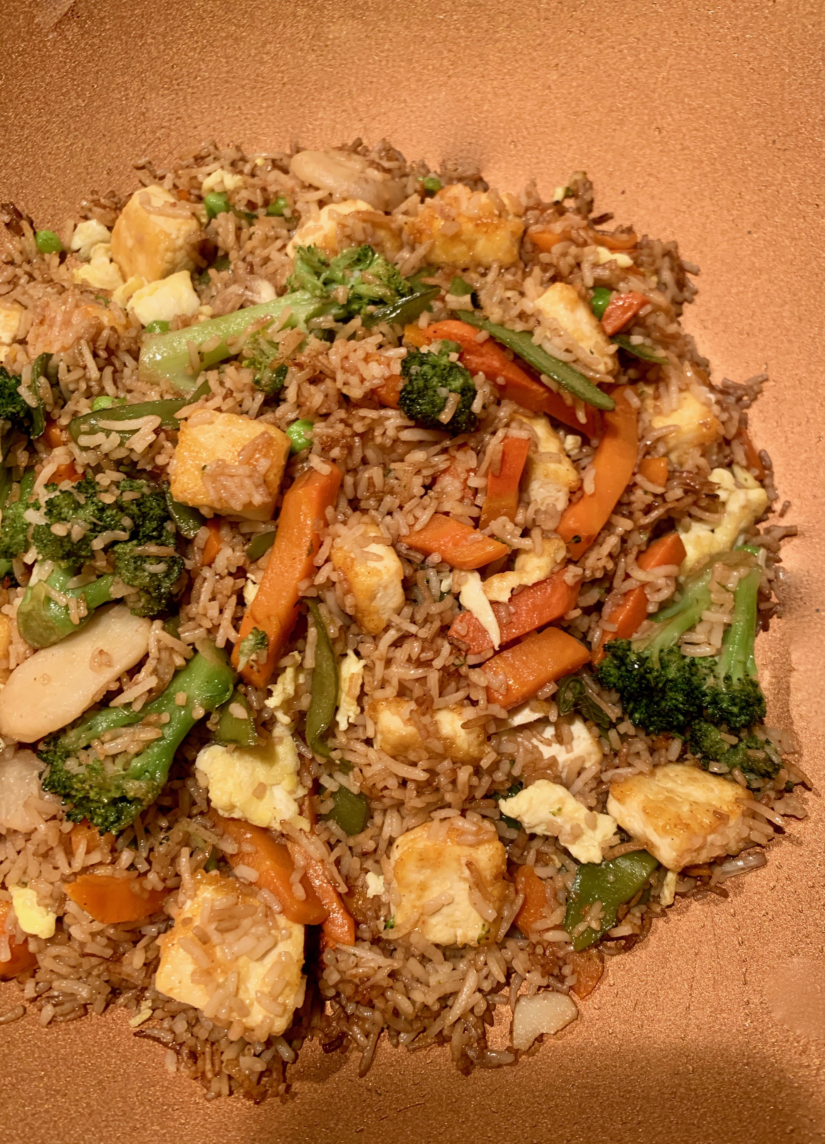 tofu fried rice 
