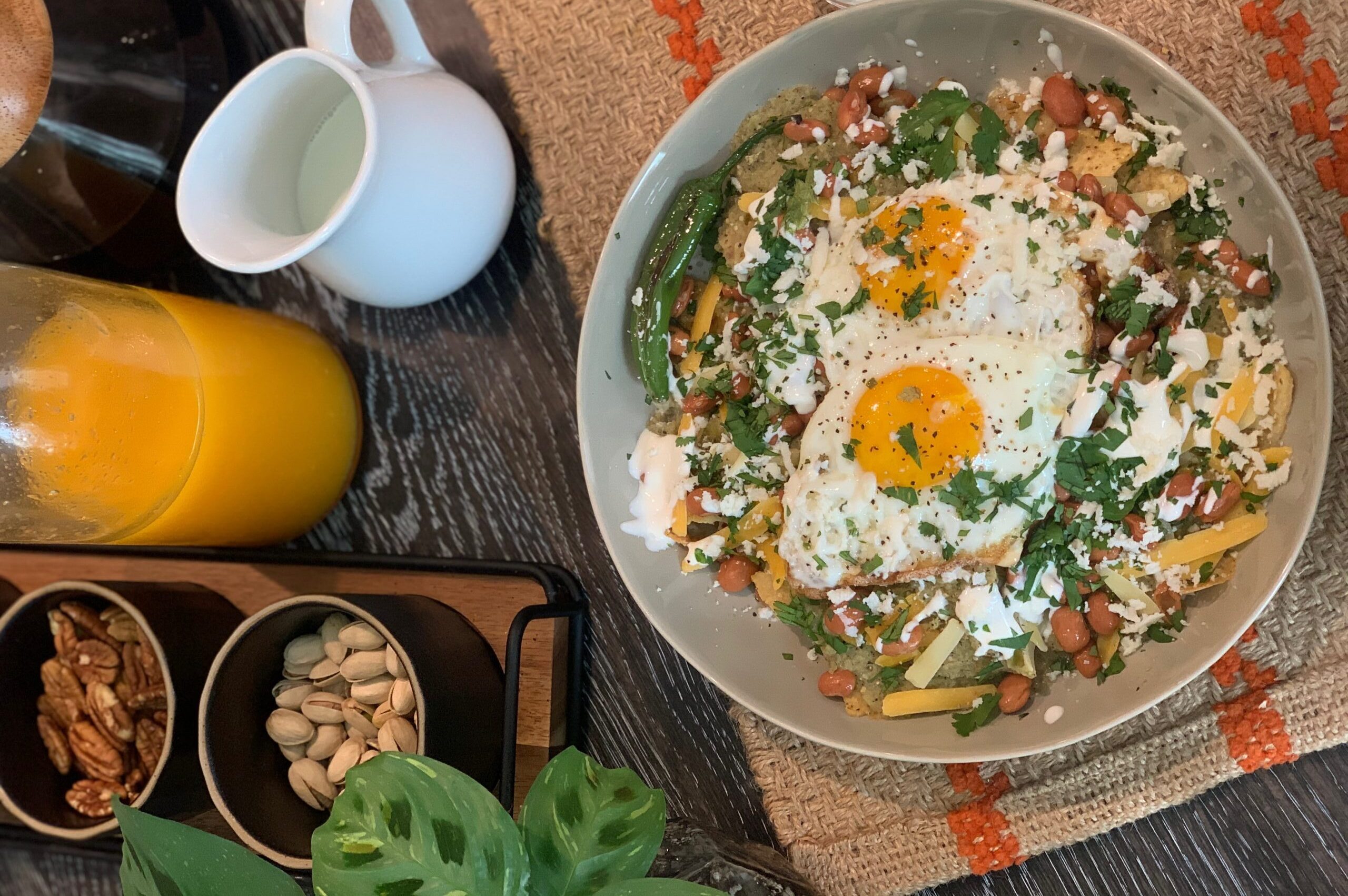 Spicy San Diego Chilaquiles