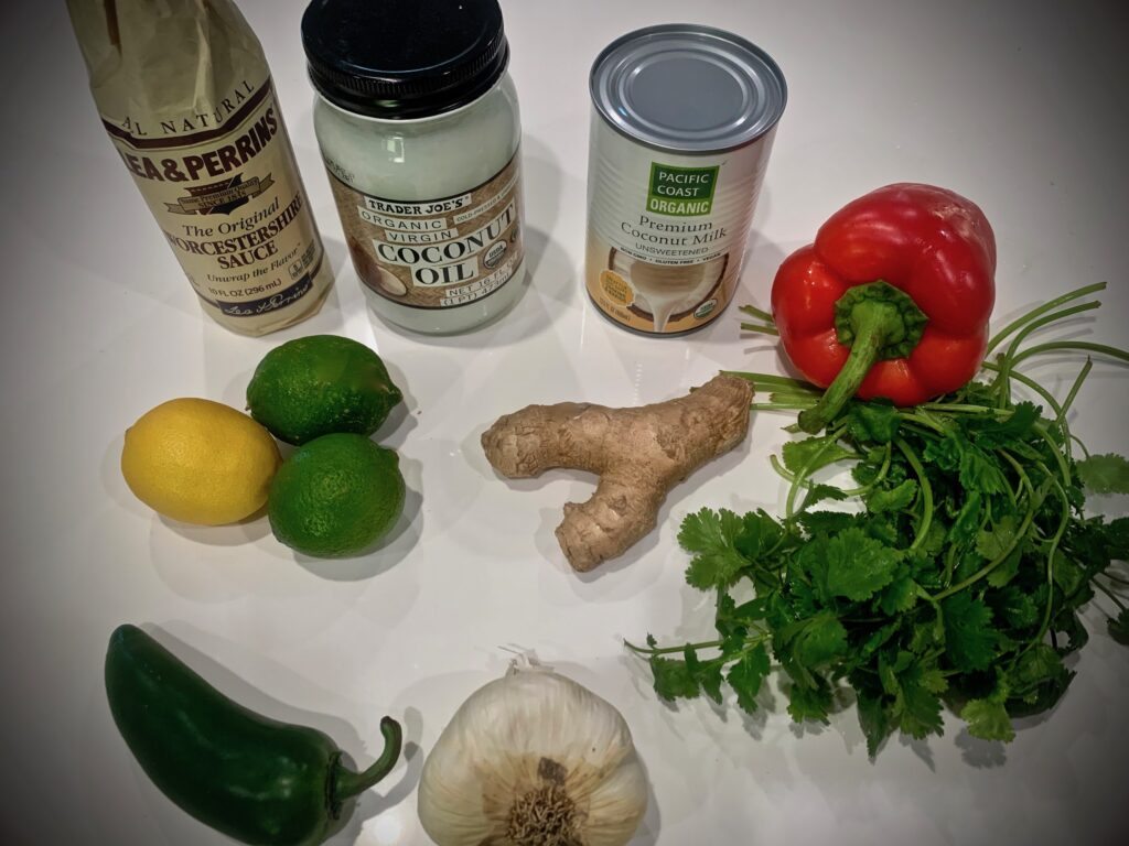 Ingredients for Thai Soup