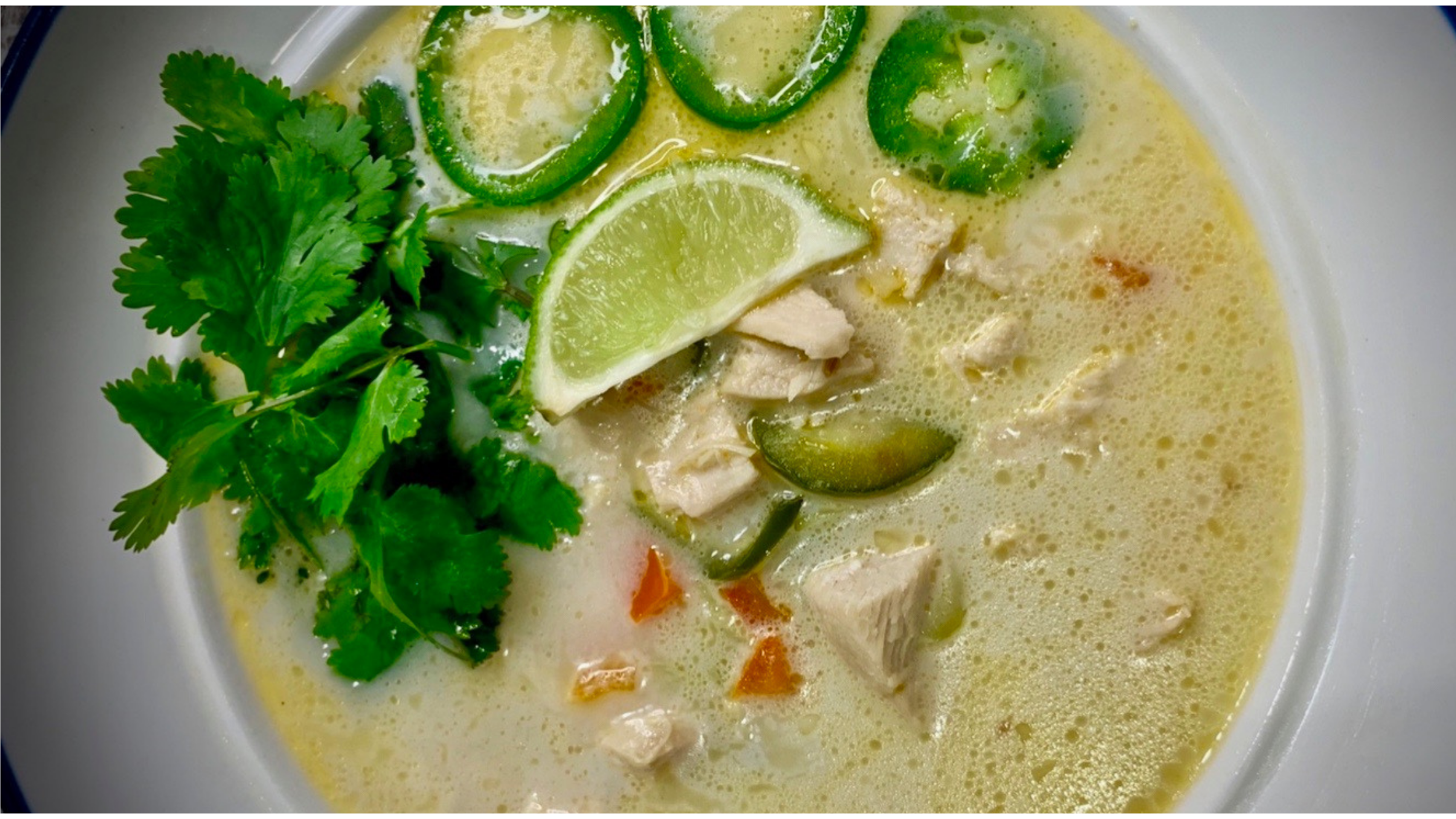 Easy Thai Coconut Chicken Soup